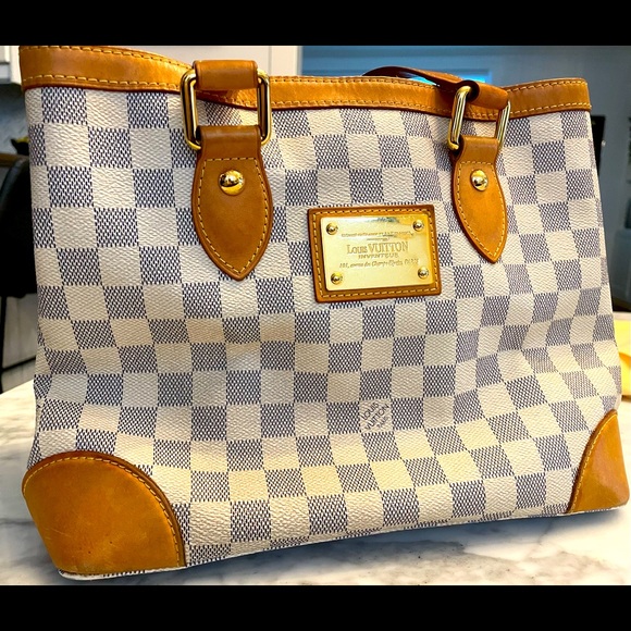 Louis Vuitton Handbags - Louis Vuitton Hampstead PM Damier Azur Authentic Shoulder Bag